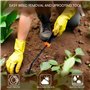 BELLE VOUS Outil Desherbant - Outillage de Jardin - Desherbeur Arrache Mauvaise Herbe - Rateau de Désherbage en Acier Inoxydable