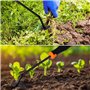 BELLE VOUS Outil Desherbant - Outillage de Jardin - Desherbeur Arrache Mauvaise Herbe - Rateau de Désherbage en Acier Inoxydable