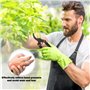 OdiuK Lot de 2 sécateurs de jardin SK5 en acier - Ciseaux à vignes tranchants - Multifonctions ergonomiques - Pour branches, fle