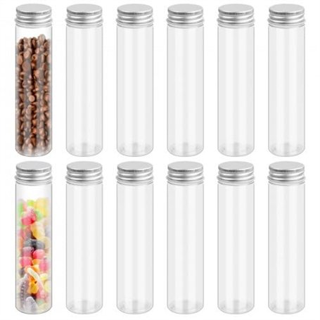 Chstarina Lot de 12 Tubes à Essai en Plastique