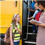 HoaaiGo 2 Pièces Gilet de Sécurité Enfants, Gilets Réfléchissants à Haute Visibilité Gilet Respirant Jaune Fluorescent, 360°Visi