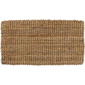 4All Paillasson en fibre de coco noué à la main antidérapant pour entrée extérieure/intérieure/garage ou jardin (40 x 70 cm)
