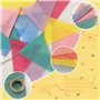 Chaîne De Fanions pour L'extérieur | Cnmtcco | Guirlande De Fanions Color Pack of 3 Outdoor Weatherproof Fabric for Birthday Par