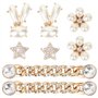OWill 8PCS Accessoires de Chaussure en Strass