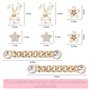 OWill 8PCS Accessoires de Chaussure en Strass, Breloques de Chaussures pour Femme Sabots Ornements de Chaussure Bricolage, Décor