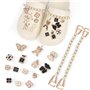 OWill 16PCS Accessoires de Fleur de Chaussure en Strass