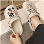 OWill 16PCS Accessoires de Fleur de Chaussure en Strass, Décorations de Chaussures de Bricolage, Breloques de Chaussures pour Fe