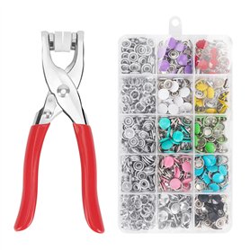 OWill 200 Kits Ensemble De Boutons avec Pinces 9