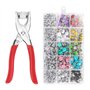OWill 200 Kits Ensemble De Boutons avec Pinces 9