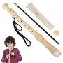 Flute a Bec, Flute a Bec Soprano Bois, 8 Trous, Flûte À Bec Soprano Instrument De Style Allemand Soprano, Soprano Enregistreur, 