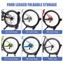Support de Vélo Pliable, Râtelier Vélo Antidérapants 37 * 45 cm, Béquille pour Vélo, Range Velo au Sol Adapté à 20-29" Vélos,pou