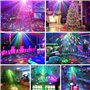 Lumière Disco avec Télécommande, 3 en 1 Lampe de Scène Contrôlée par Musique et Son, Lumiere de Fête avec Stroboscope, Boule Dis