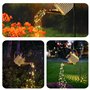 CNMTCCO Lampes solaires d'extérieur,Arrosoir solaire d'extérieur,Décoration de style moderne, Lampes de jardin avec douche étoil