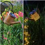CNMTCCO Lampes solaires d'extérieur,Arrosoir solaire d'extérieur,Décoration de style moderne, Lampes de jardin avec douche étoil