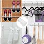 YUNYU Lot de 2 tringles de tension réglables – Sans perçage – Petite tringle de serrage de 30 à 50 cm, extensible et peu encombr