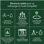 Aspirateur robot laveur - IROBOT - Roomba 105 Combo - 2h - 7000 Pa - 400 ml - Noir