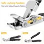 Euqvunn Coupe-ongles Ergonomique – Mâchoire extra-large pour ongles épais, Coupe-ongles professionnel en Acier Premium, idéal po