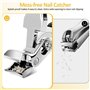 Euqvunn Coupe-ongles Ergonomique – Mâchoire extra-large pour ongles épais, Coupe-ongles professionnel en Acier Premium, idéal po