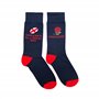 Beyond Happy Chaussettes unisexes en coton majoritaire pour fans de rugby Angleterre - Numéro 1 mondial - Pointure 39-45