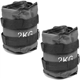 Poids pour poignet et cheville Wrist/Ankle Weights (2 x 2 kg) avec sangle réglable