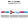 Hula Hoop Fitness Cercle Doux Minceur avec 8 Sections Amovibles Idéal pour la Perte de Poids pour Adultes et Enfants