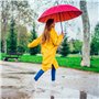 Wisebom 3 Paires Couvre Chaussure Impermeable, Réutilisables Surchaussures Impermeables en Silicone Chaussures de Pluie Antidéra