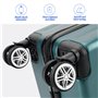 Wisebom 4 Pcs Roulettes de Valise de Remplacement, Roues de Remplacement pour Valise Roues de Bagages de Remplacement, Roues de 
