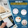 G4GADGET Lot de 32 lingettes nettoyantes jetables pour sols – Tampons de rechange humides et secs (29,5 cm x 22 cm) – Compatible