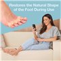 Écarteur d'orteils Hallux Valgus, 2 paires d'écarteurs en gel pour la correction du Hallux Valgus, adapté aux hommes et aux femm