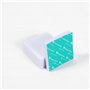 Evergreen Goods Lot de 4 blocs-notes adhésifs blancs – 100 feuilles par bloc (76 x 76 mm) – Design épuré et minimaliste pour mém