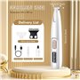Mapille Tondeuse Chien Set, Tondeuse à Pattes de Chien avec Lumière LED Rechargeable par USB, Paw Trim Pro Étanche, Silencieuse 