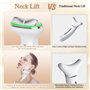 Appareil Massage Visage, Gua Sha Visage Électrique, Appareil de Beauté Anti Rides avec Chaud Froid et Vibrations, Appareil de Li