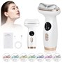 Appareil Massage Visage, Gua Sha Visage Électrique, Appareil de Beauté Anti Rides avec Chaud Froid et Vibrations, Appareil de Li