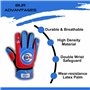 enfants et jeunes – Gants de gardien de but de football avec paume supe