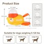 Petmotion - Mangeoire interactive en forme de canard jaune – Jouet à alimentation lente pour chiens et chats | Distributeur de f