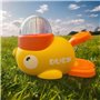 Petmotion - Mangeoire interactive en forme de canard jaune – Jouet à alimentation lente pour chiens et chats | Distributeur de f