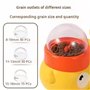 Petmotion - Mangeoire interactive en forme de canard jaune – Jouet à alimentation lente pour chiens et chats | Distributeur de f