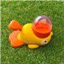 Petmotion - Mangeoire interactive en forme de canard jaune – Jouet à alimentation lente pour chiens et chats | Distributeur de f