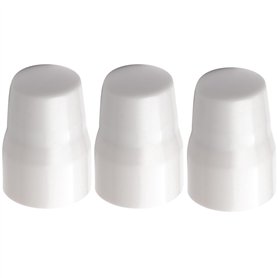 Print It Lot de 3 bouchons de sécurité universels pour valve de radiateur Blanc