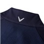 Callaway Golf Mens Hex Textured Sustainable Thermal Fleece Pull - Caban - XL