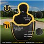 Shanker Golf PuttHub Housse de puttHub en Cuir synthétique de qualité pour Clubs de Golf pour Golfeur – Idée Cadeau Fantaisie gr