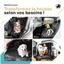 PETPROVED Housse Protection Voiture Chien Protection Siege Voiture pour Chien Protege Banquette Arriere de Voiture Couverture Tr
