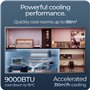 Avalla S-200 Climatiseur Mobile, Rafraichisseur d'air 9000BTU - Déshumidificateur 24L, Ventilateur Brumisateur, Climatiseur Mobi
