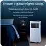 Avalla S-290 ClimaS-tiseur Mobile 10 000BTU; Déshumidificateur 24L, Classe Industrielle 3000W - Couvre Énorme 100m³