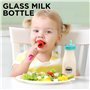 Smiths Mason Jars Lot de 6 bouteilles en verre transparent de 300 ml avec couvercles, anti-fuite, anti-déversement, avec couverc