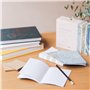 Kit de reliure de carnet par OurHands - Inclut outils de reliure, instructions illustrées et du papier de qualité premium pour f