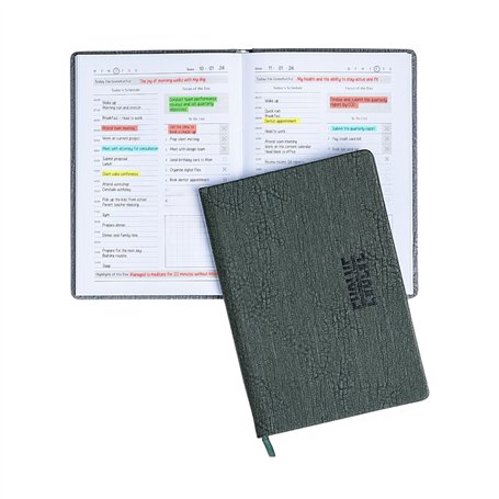 Sorena Agenda non daté Format A5 avec liste de choses à faire