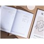 Sorena Agenda non daté Format A5 avec liste de choses à faire, journal ou planificateur avec calendrier Idéal pour étudiant ou e