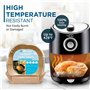 ONE Emporium Doublures pour Friteuse à Air – Feuilles de Cuisson Réutilisables et Antiadhésives, Tapis de Cuisson Compatibles av