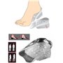 Lève-vitre semelles surélevées hausse talons talons pour hommes noirs pour chaussures taille transparente